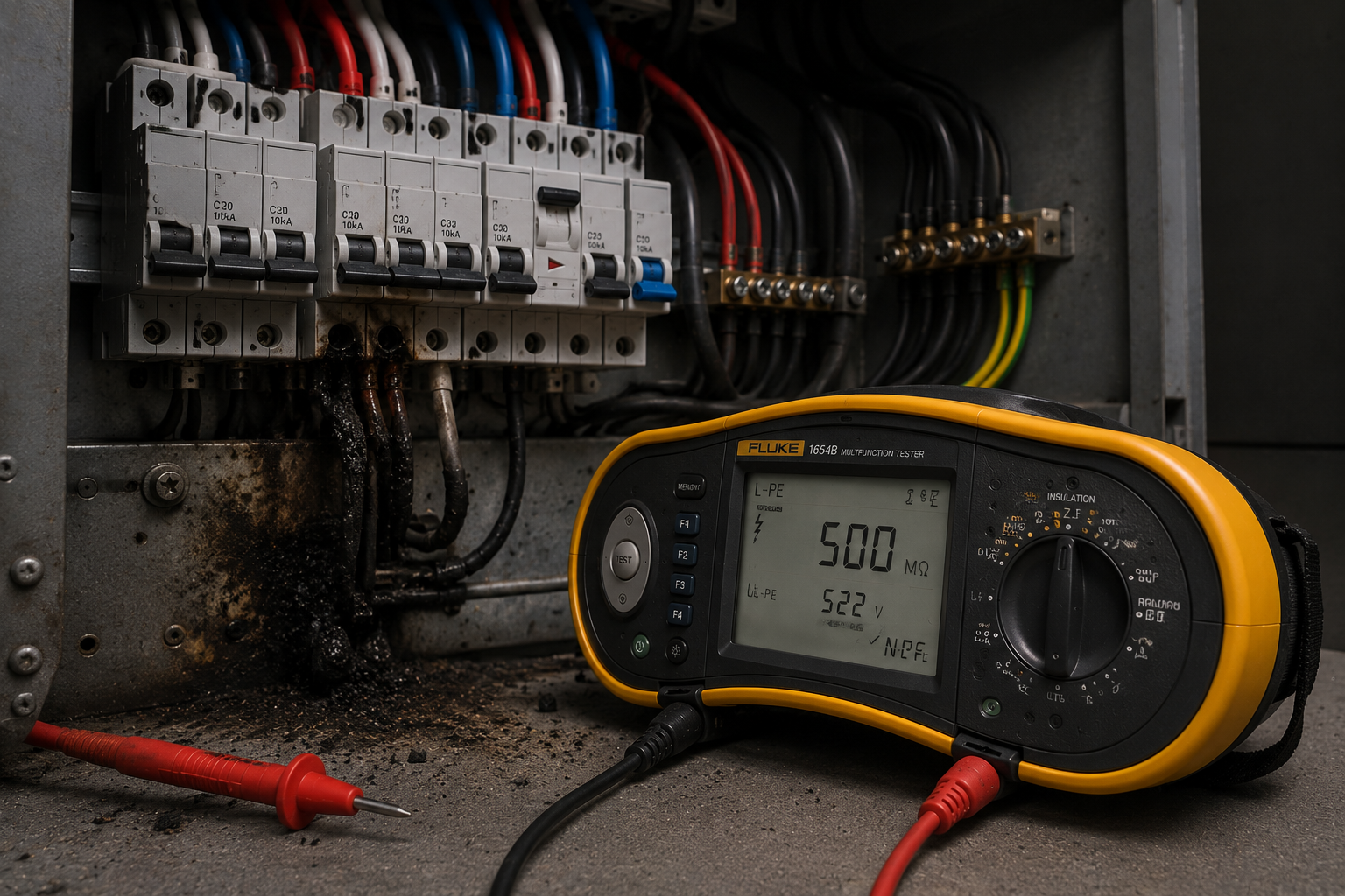 Fluke electrical tester